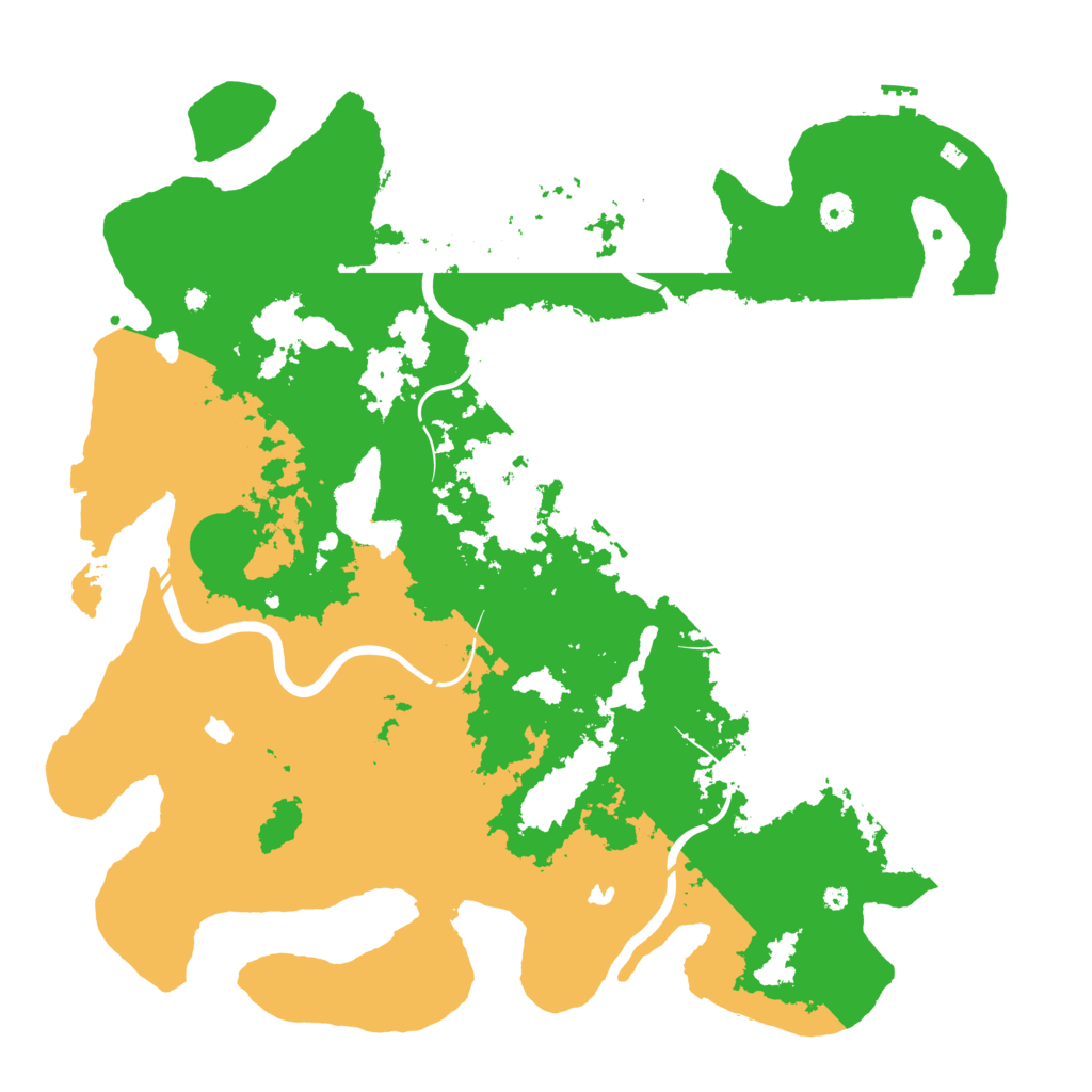 Biome Rust Map: Procedural Map, Size: 4500, Seed: 180704797