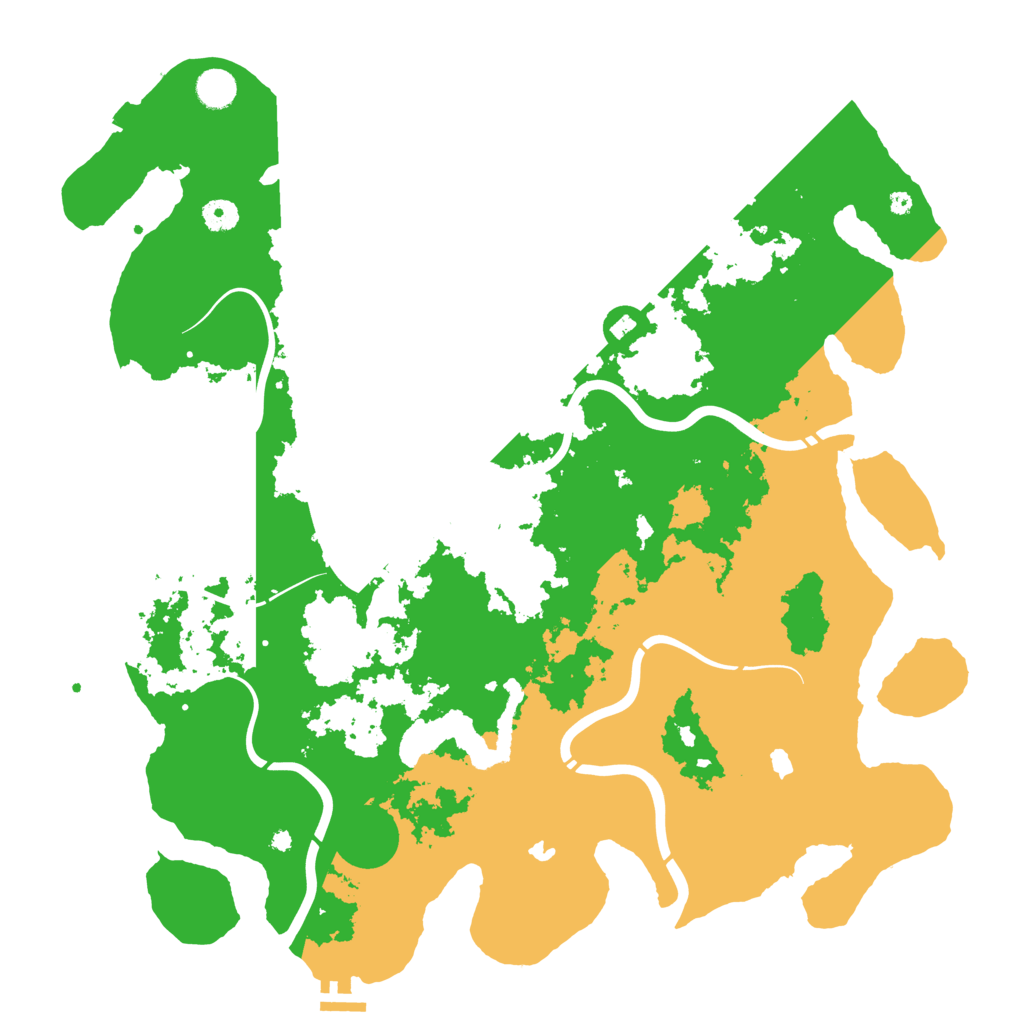 Biome Rust Map: Procedural Map, Size: 4500, Seed: 1439149314