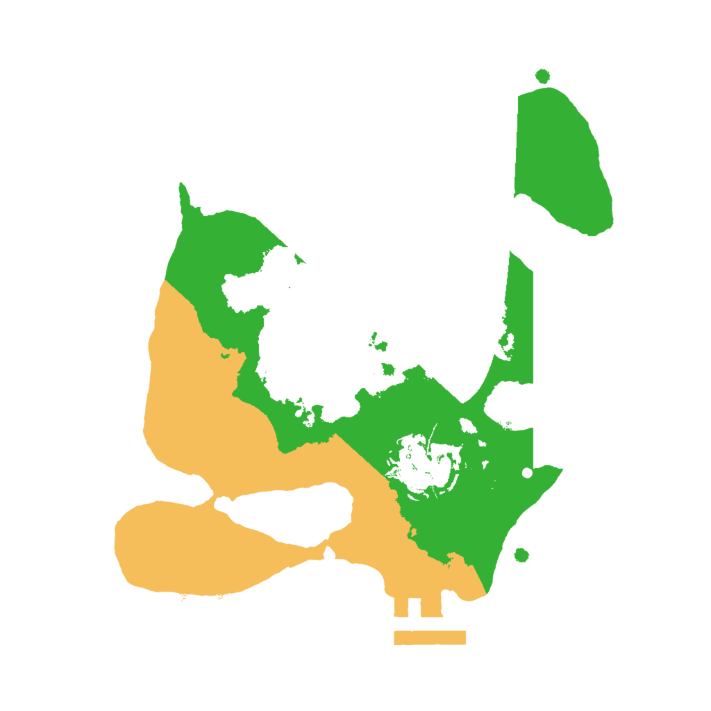 Biome Rust Map: Procedural Map, Size: 2000, Seed: 1409107348