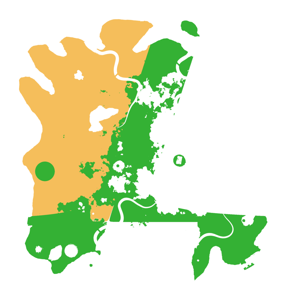 Biome Rust Map: Procedural Map, Size: 4000, Seed: 283956255