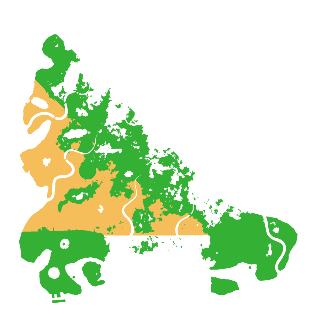 Biome Rust Map: Procedural Map, Size: 4800, Seed: 202417621