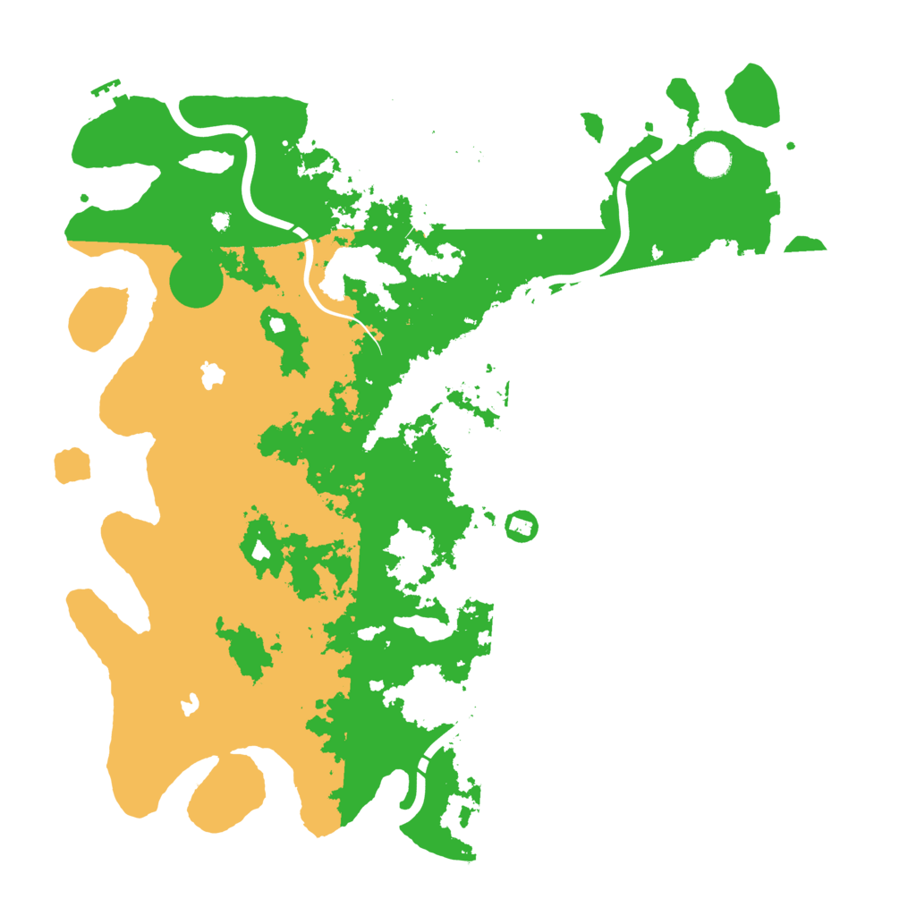 Biome Rust Map: Procedural Map, Size: 4500, Seed: 55264240