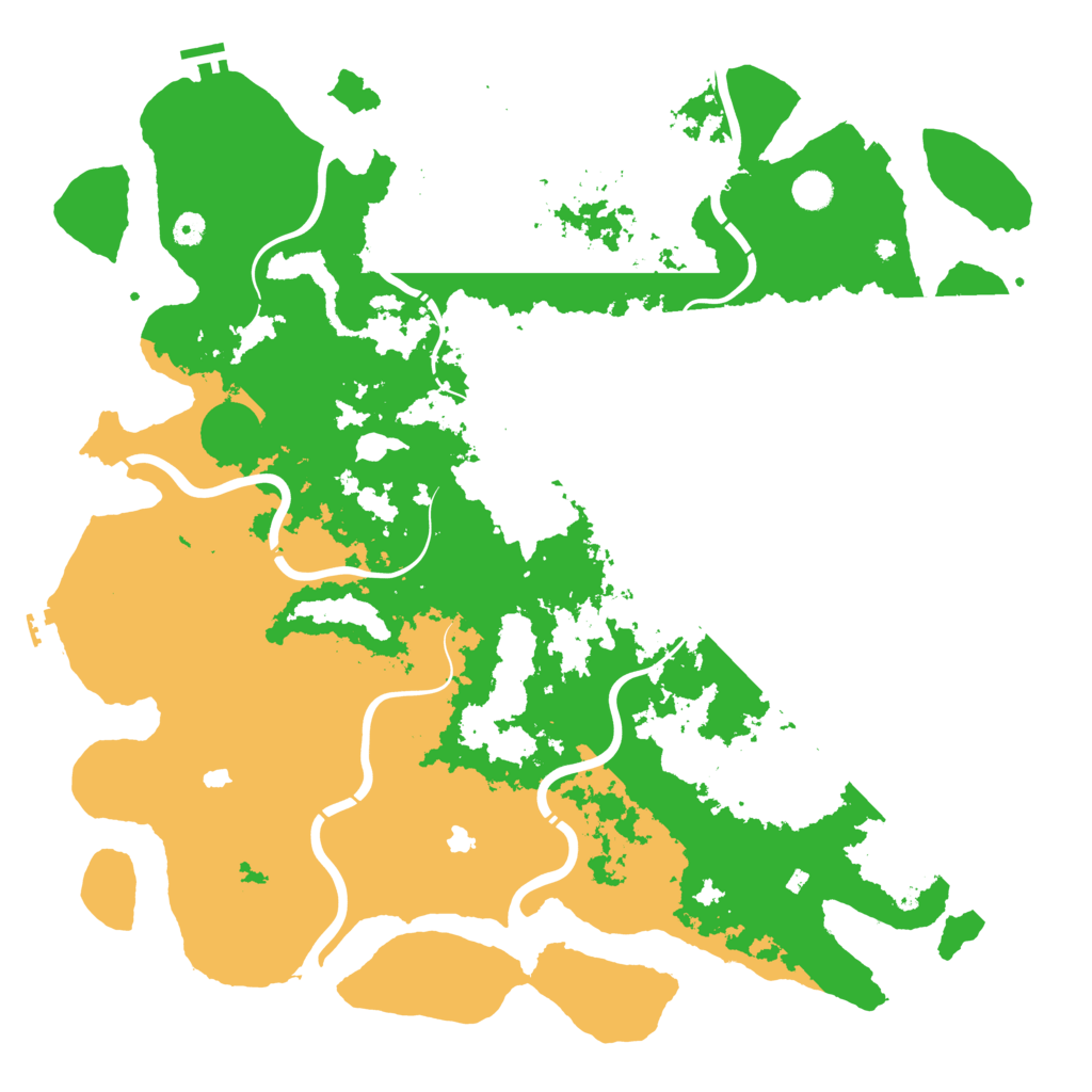 Biome Rust Map: Procedural Map, Size: 5000, Seed: 652025