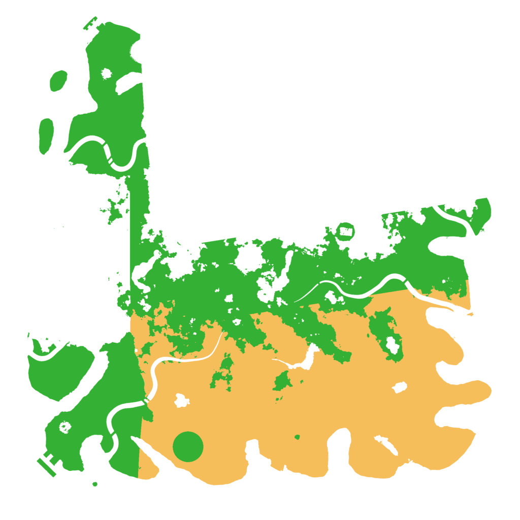 Biome Rust Map: Procedural Map, Size: 4500, Seed: 1532723362