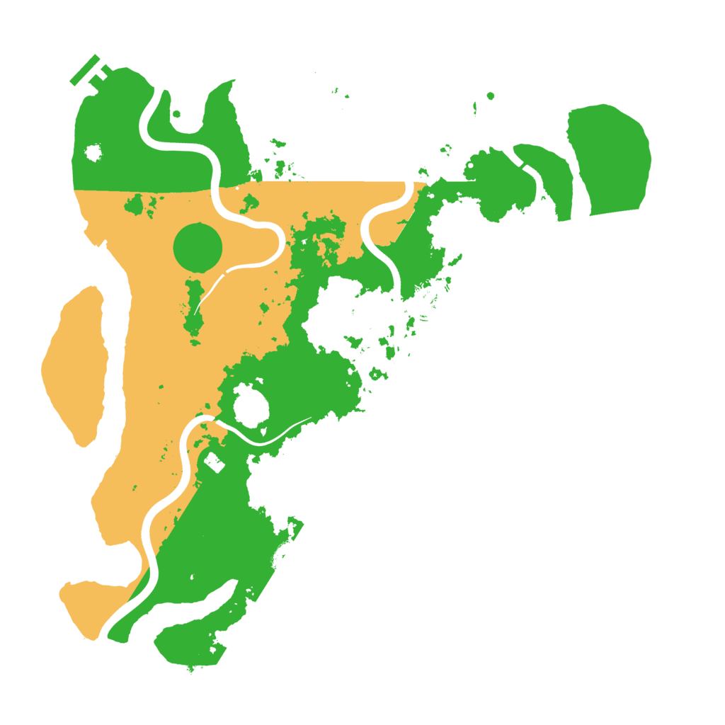Biome Rust Map: Procedural Map, Size: 3900, Seed: 44198644