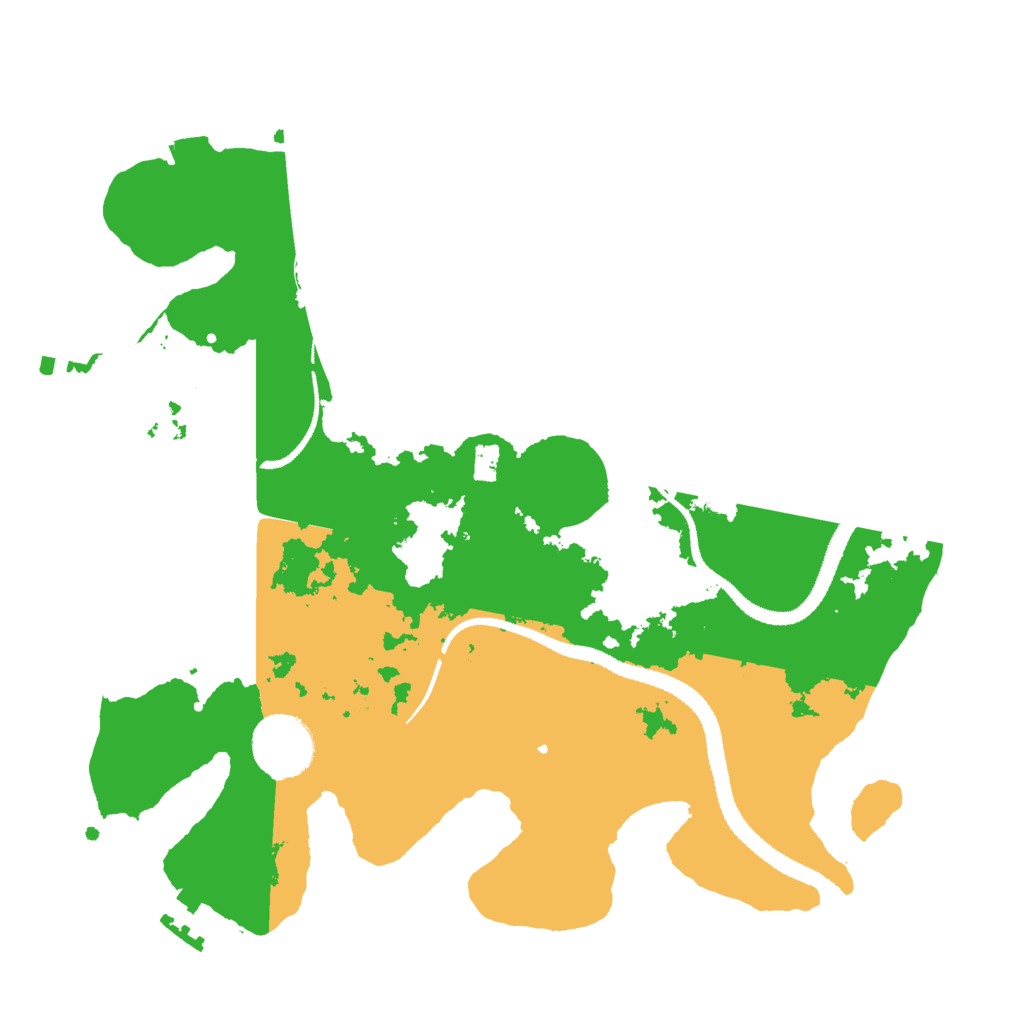 Biome Rust Map: Procedural Map, Size: 3000, Seed: 654424472