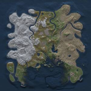 Thumbnail Rust Map: Procedural Map, Size: 4250, Seed: 8812355, 17 Monuments