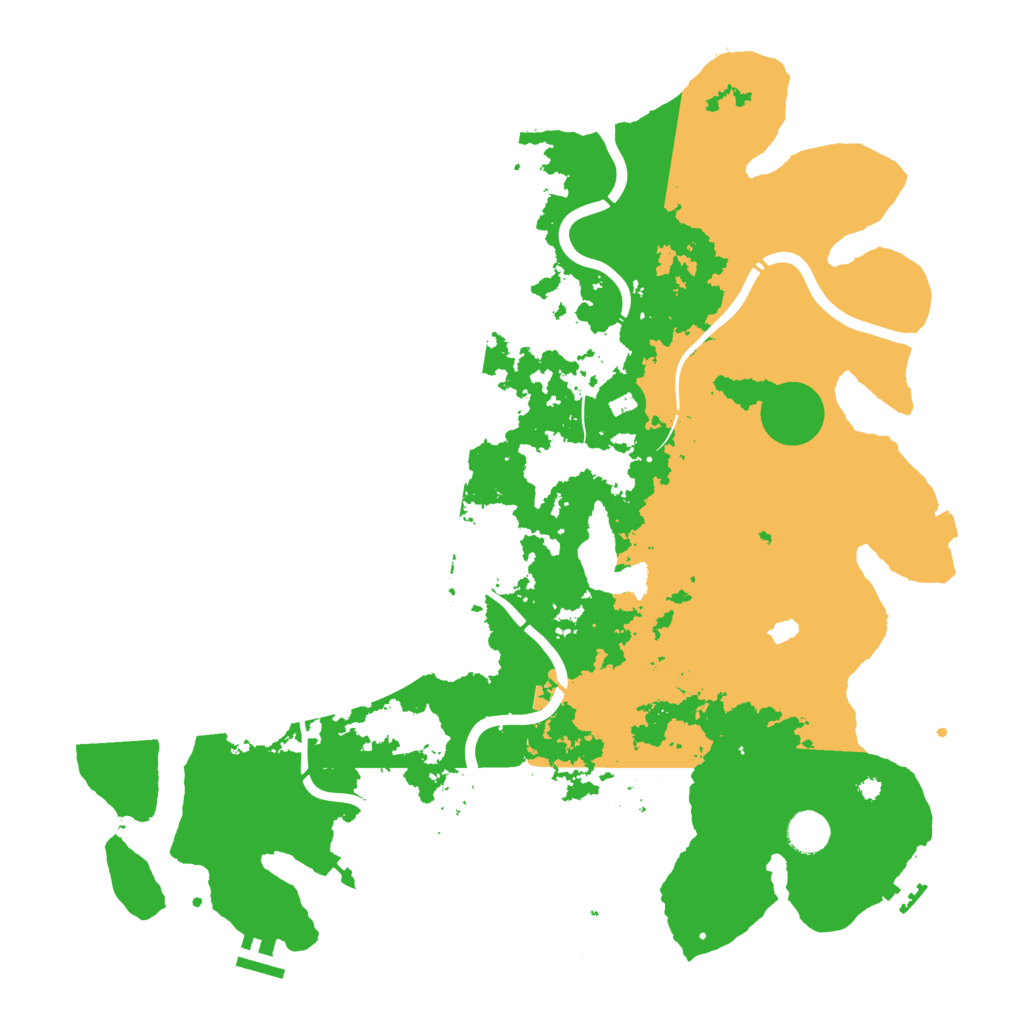 Biome Rust Map: Procedural Map, Size: 4250, Seed: 8812355