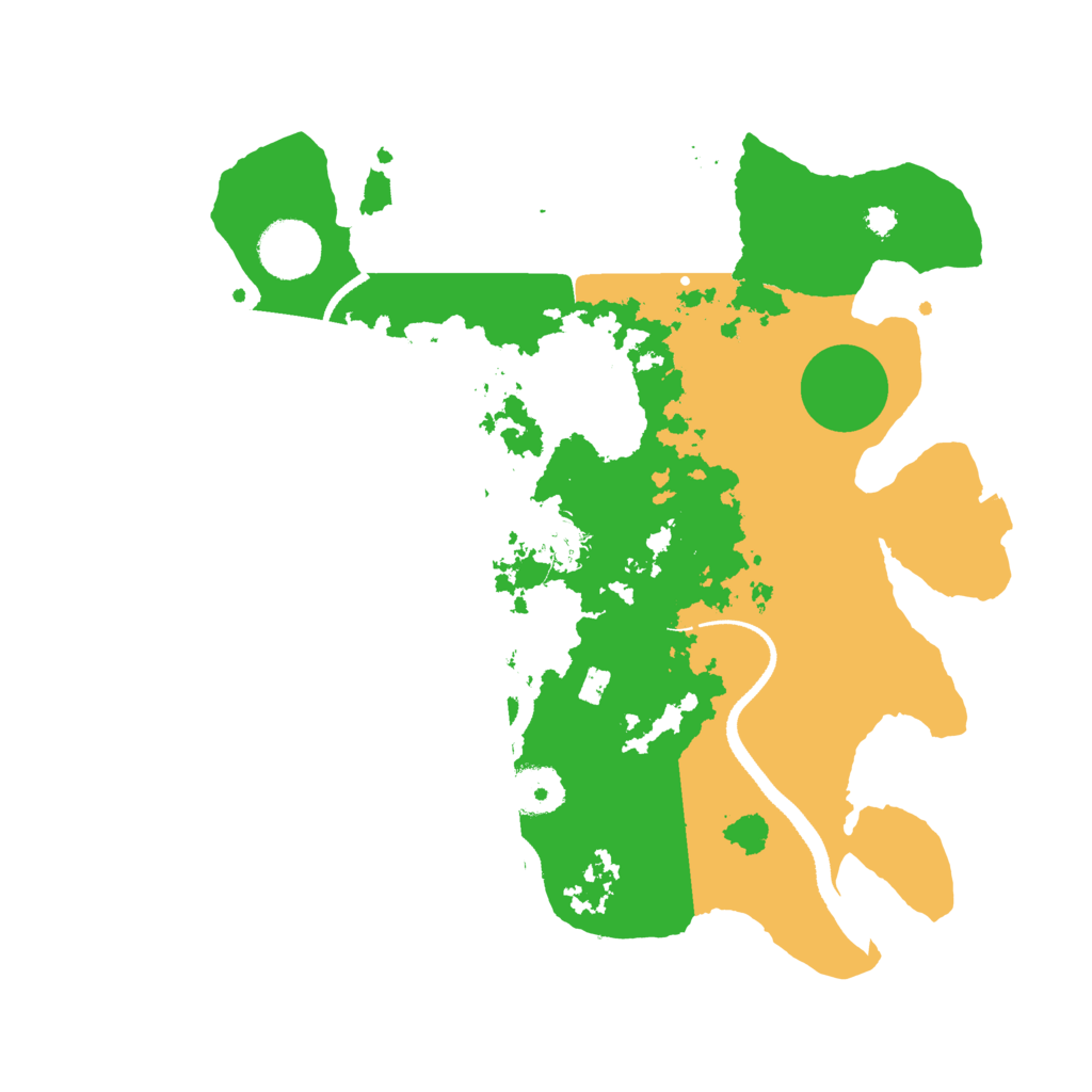 Biome Rust Map: Procedural Map, Size: 3300, Seed: 1927351746