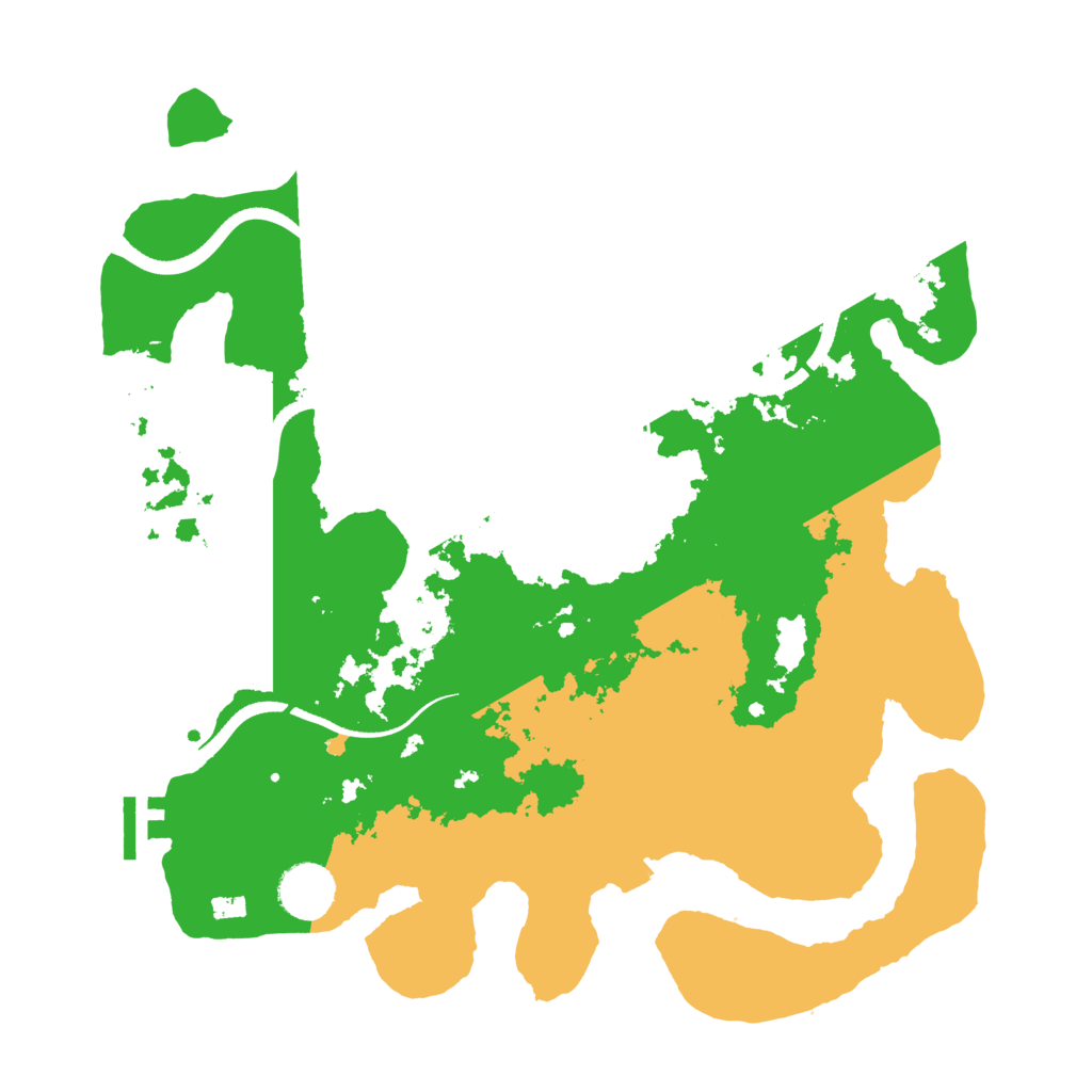 Biome Rust Map: Procedural Map, Size: 3500, Seed: 1421946351