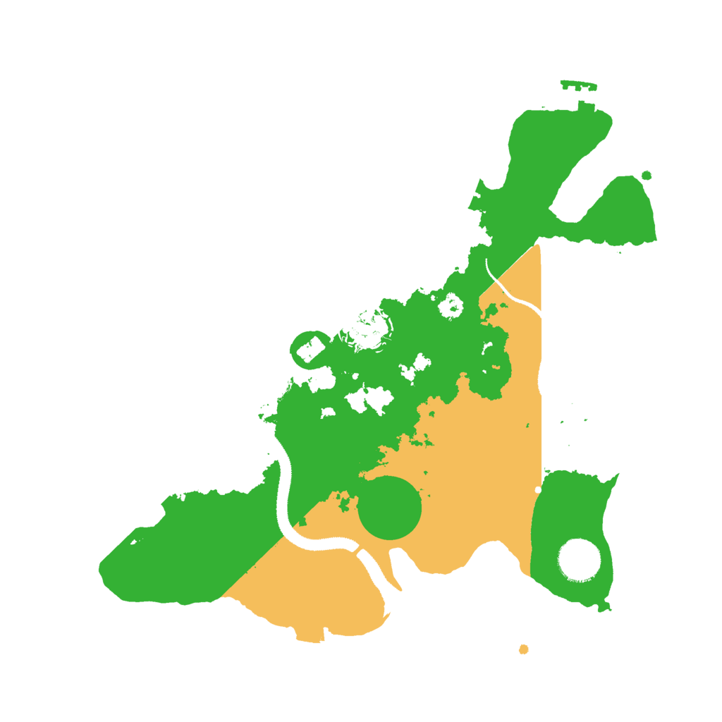 Biome Rust Map: Procedural Map, Size: 3000, Seed: 27806