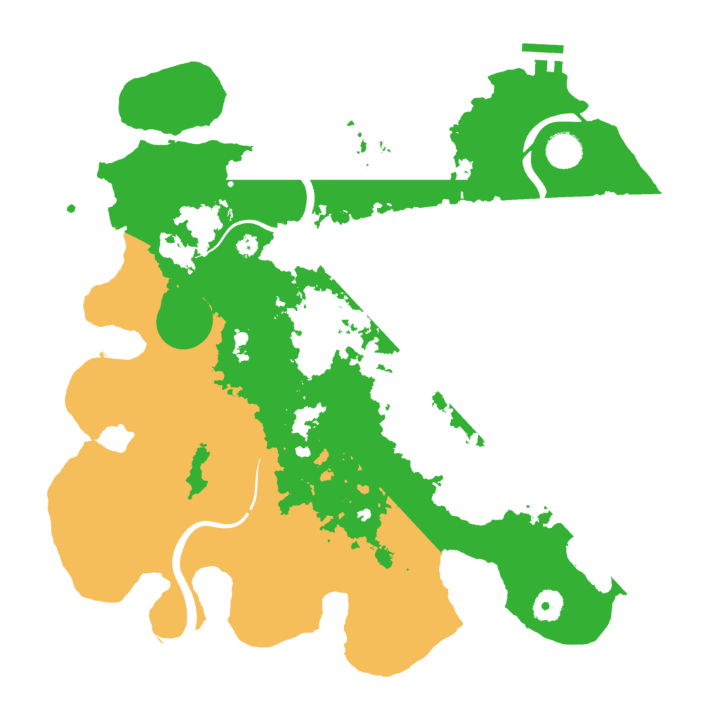 Biome Rust Map: Procedural Map, Size: 3500, Seed: 853967794