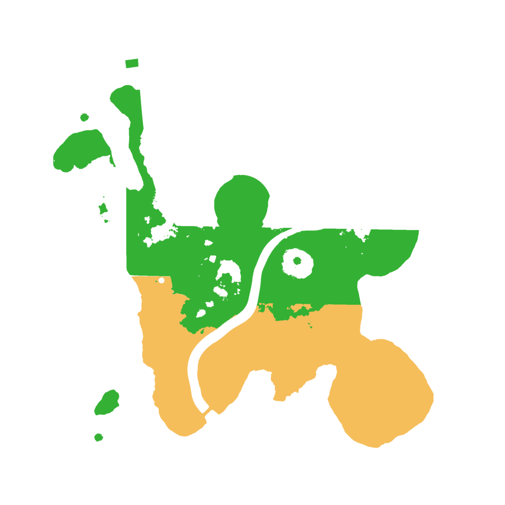 Biome Rust Map: Procedural Map, Size: 2500, Seed: 929067198