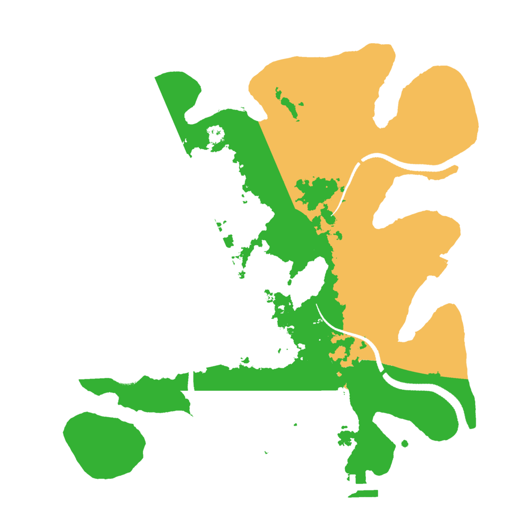 Biome Rust Map: Procedural Map, Size: 3000, Seed: 983699781
