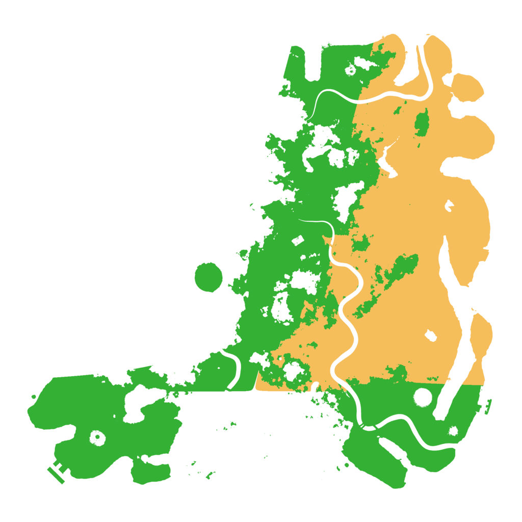 Biome Rust Map: Procedural Map, Size: 5000, Seed: 2078738492