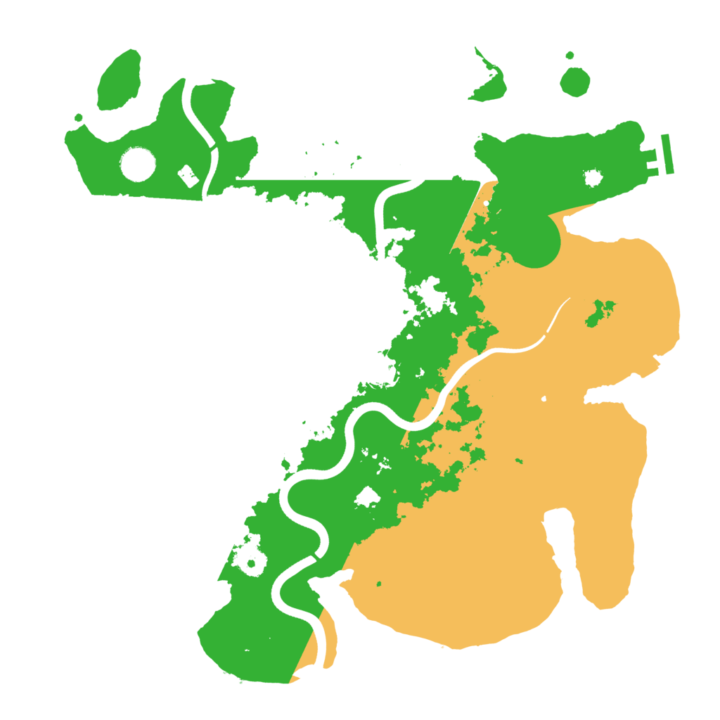 Biome Rust Map: Procedural Map, Size: 3650, Seed: 931897871