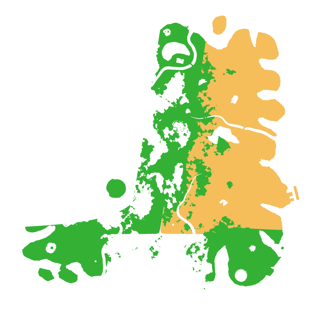 Biome Rust Map: Procedural Map, Size: 4500, Seed: 838172938
