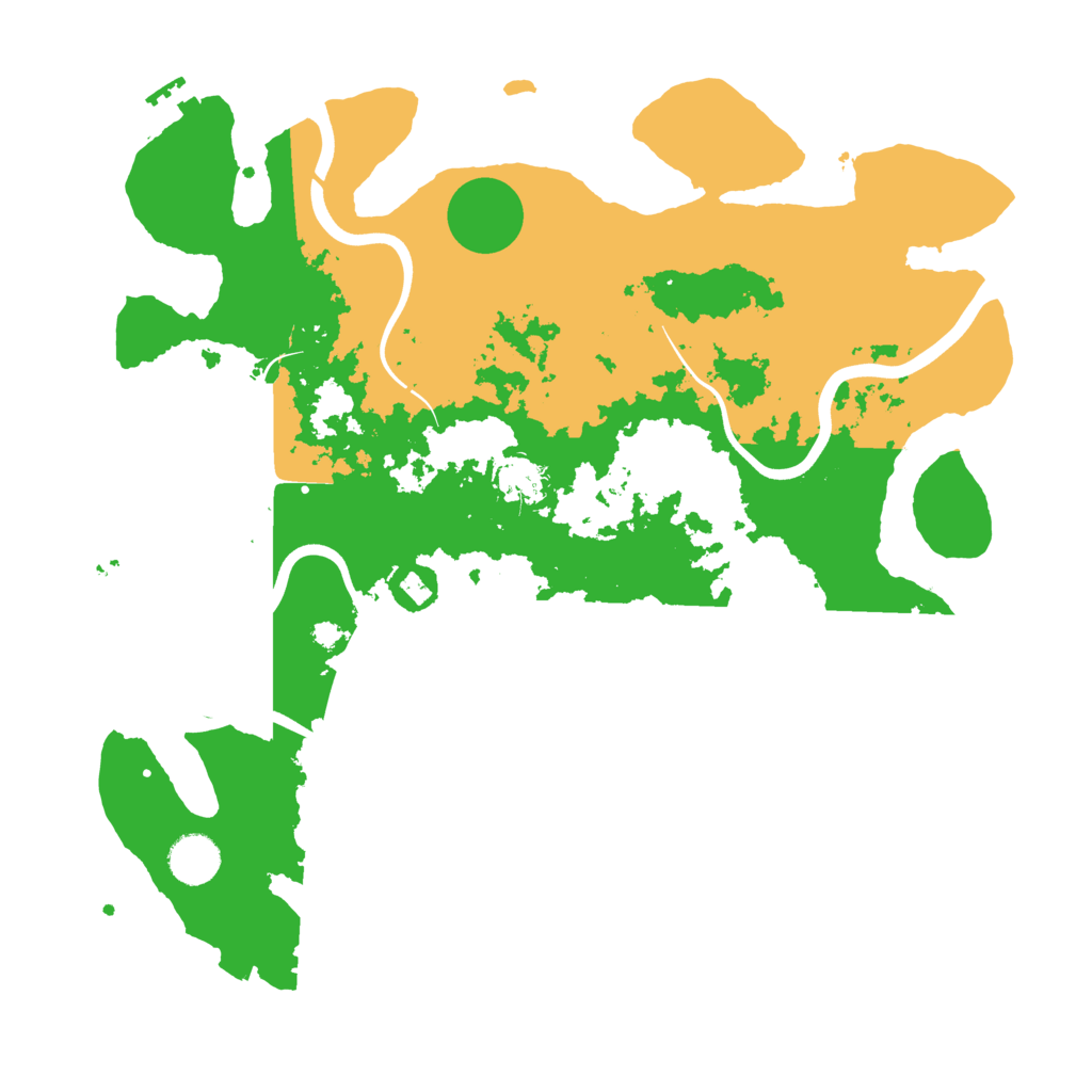 Biome Rust Map: Procedural Map, Size: 3800, Seed: 30718