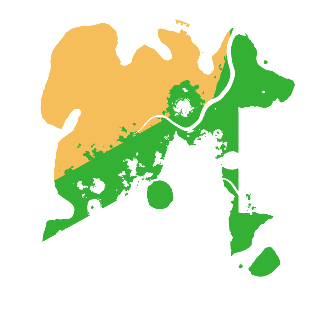 Biome Rust Map: Procedural Map, Size: 3250, Seed: 864439415