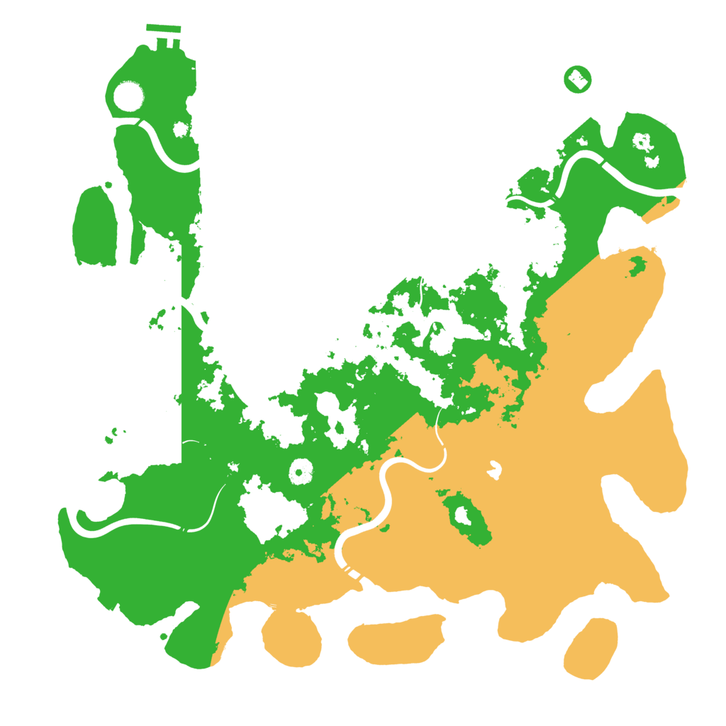 Biome Rust Map: Procedural Map, Size: 4250, Seed: 139673582