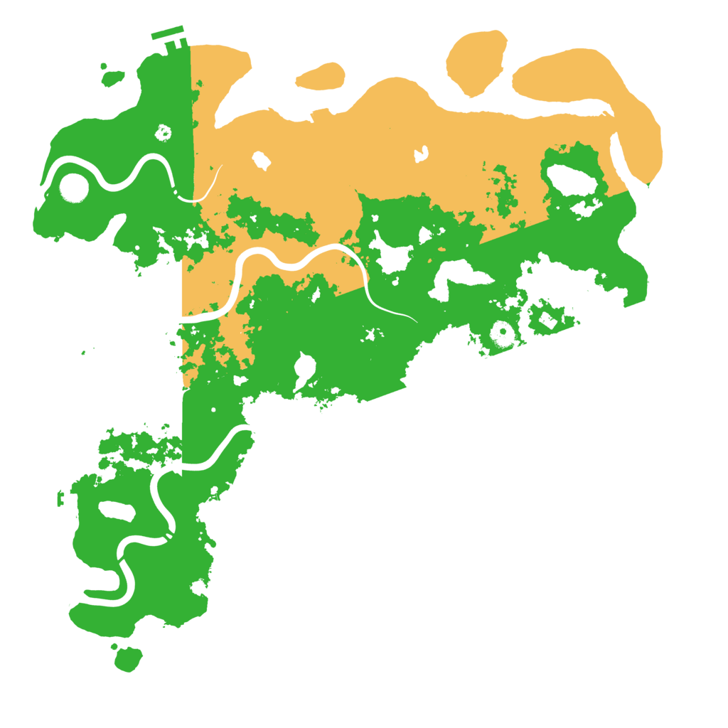 Biome Rust Map: Procedural Map, Size: 4500, Seed: 1658520264