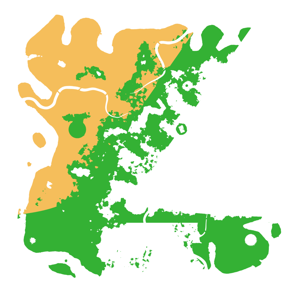 Biome Rust Map: Procedural Map, Size: 4500, Seed: 652574944