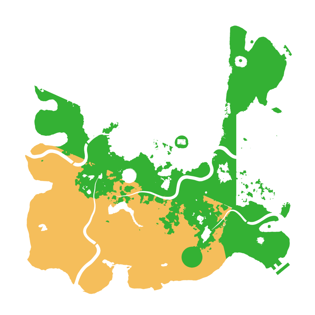 Biome Rust Map: Procedural Map, Size: 4000, Seed: 600791594