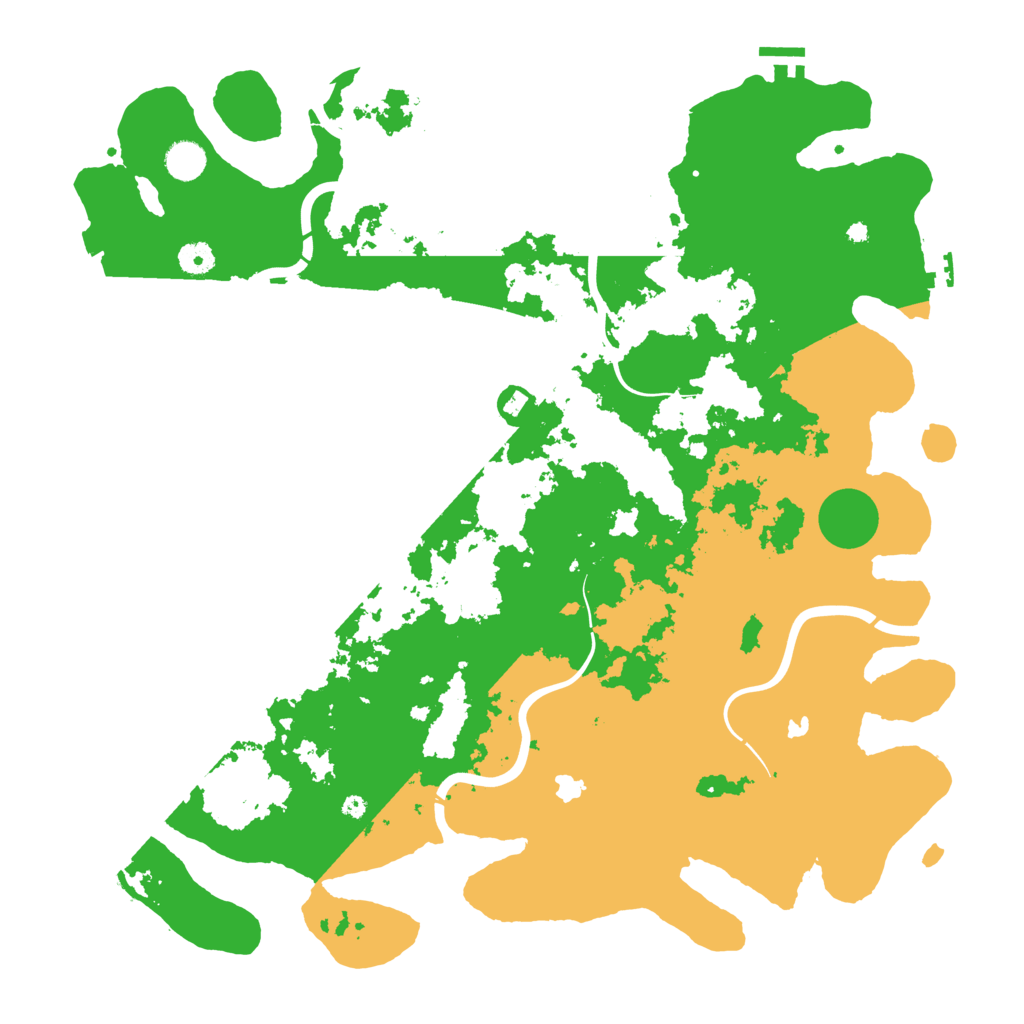 Biome Rust Map: Procedural Map, Size: 4500, Seed: 1307549306