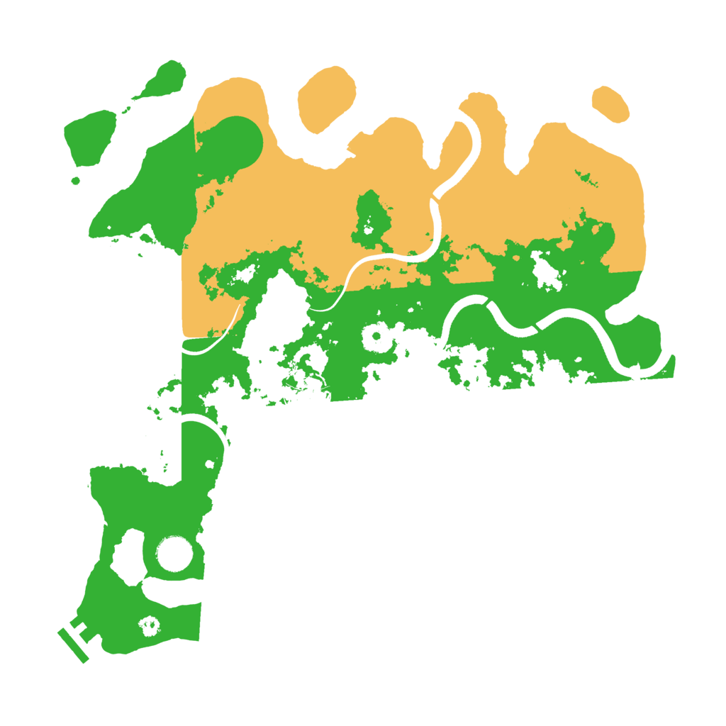 Biome Rust Map: Procedural Map, Size: 3600, Seed: 546546