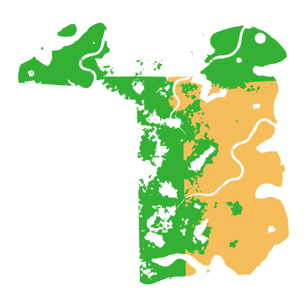 Biome Rust Map: Procedural Map, Size: 5000, Seed: 524922775