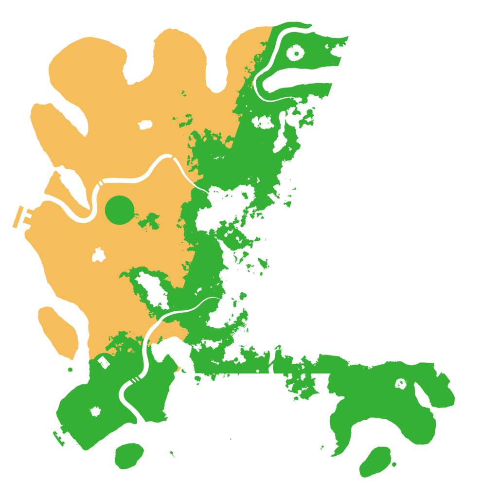 Biome Rust Map: Procedural Map, Size: 4500, Seed: 1990154676