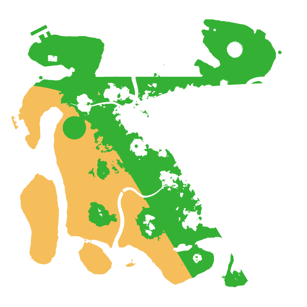 Biome Rust Map: Procedural Map, Size: 3500, Seed: 359472362