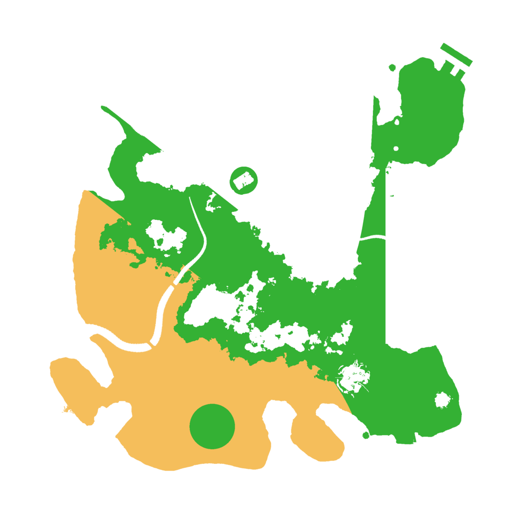 Biome Rust Map: Procedural Map, Size: 3000, Seed: 1734893165