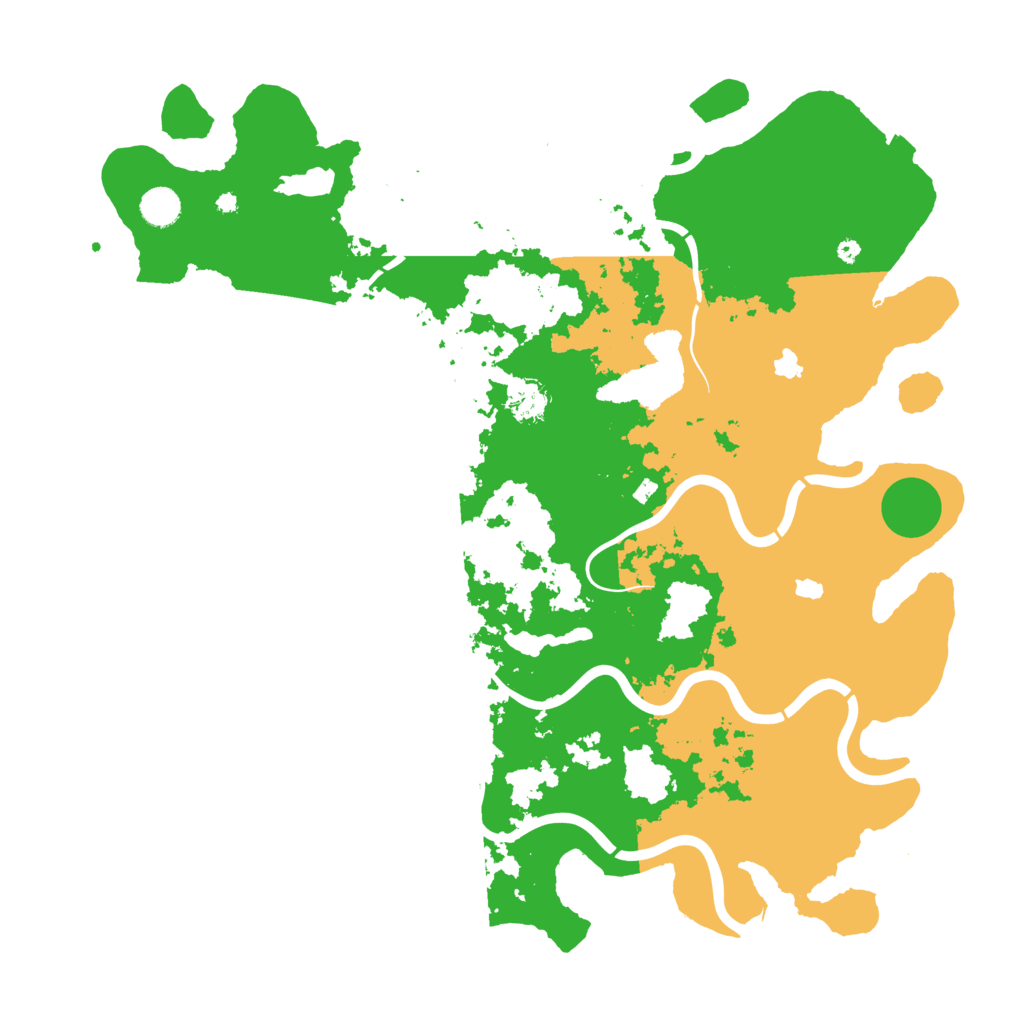 Biome Rust Map: Procedural Map, Size: 4500, Seed: 1611230086