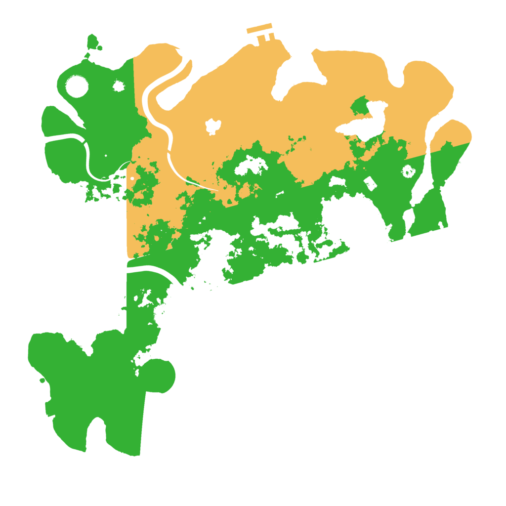 Biome Rust Map: Procedural Map, Size: 4000, Seed: 67887884