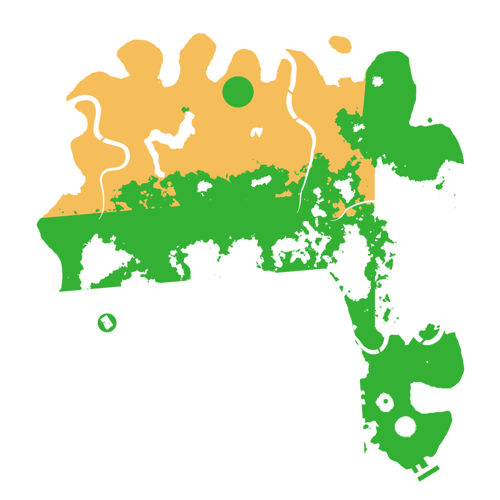 Biome Rust Map: Procedural Map, Size: 4250, Seed: 158772706