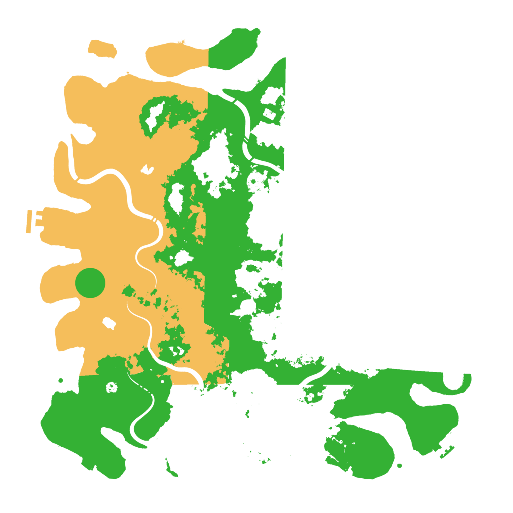 Biome Rust Map: Procedural Map, Size: 4500, Seed: 465612002