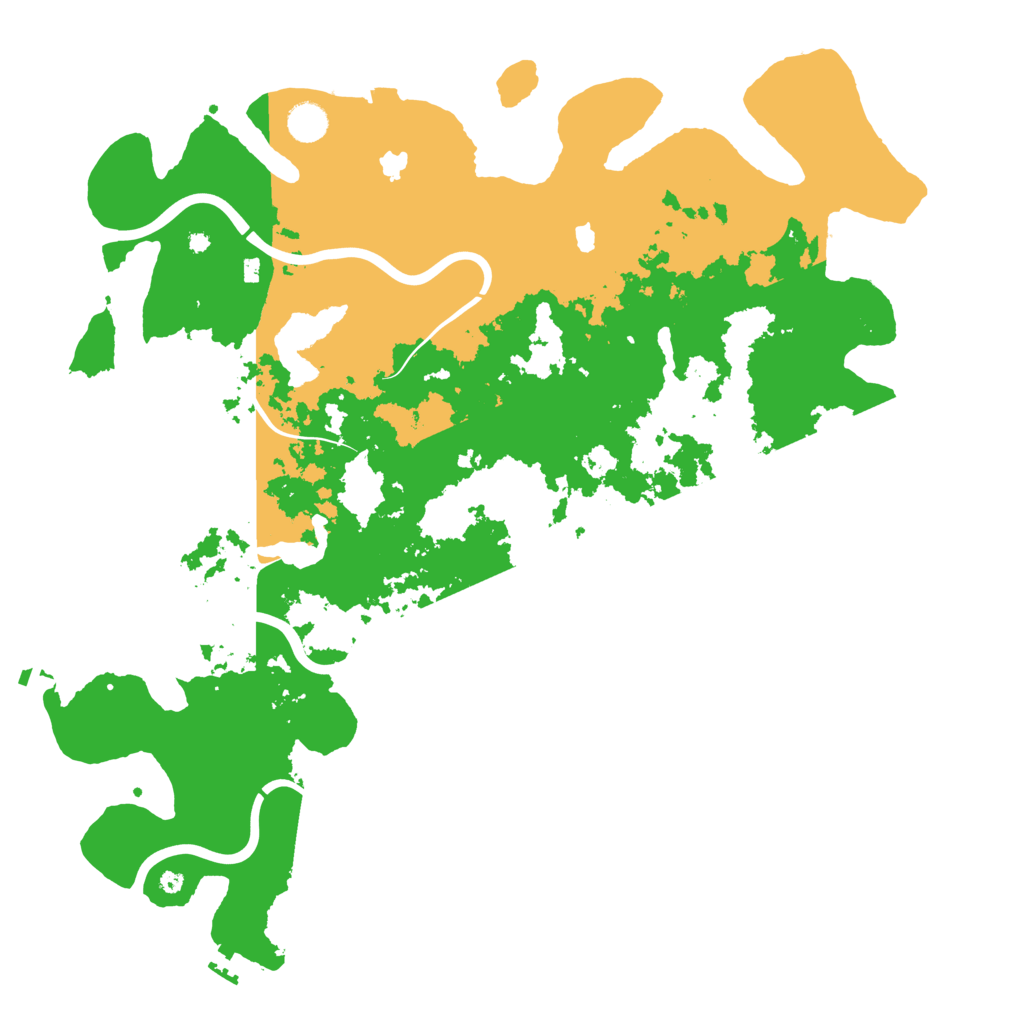 Biome Rust Map: Procedural Map, Size: 4500, Seed: 653087262