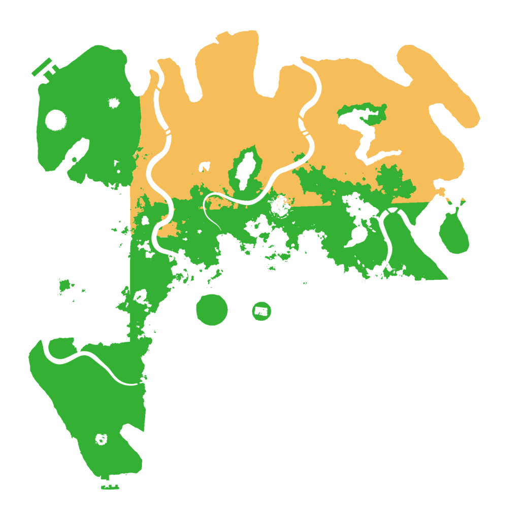 Biome Rust Map: Procedural Map, Size: 4400, Seed: 20536280