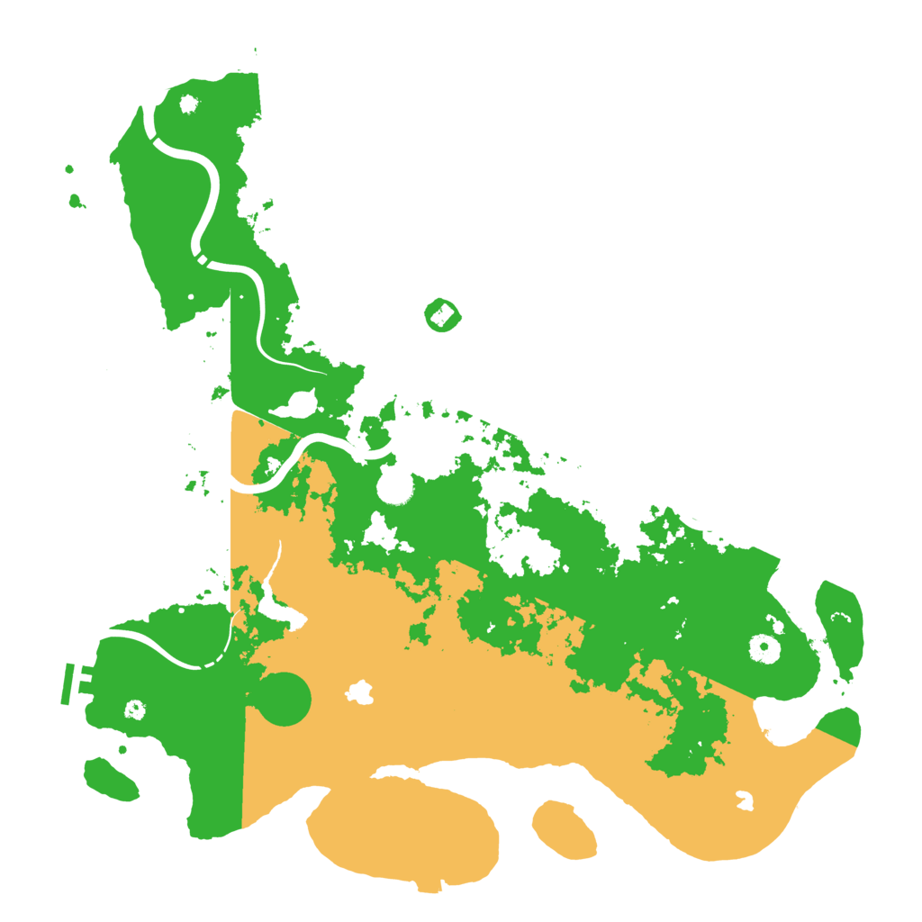 Biome Rust Map: Procedural Map, Size: 4500, Seed: 717171786