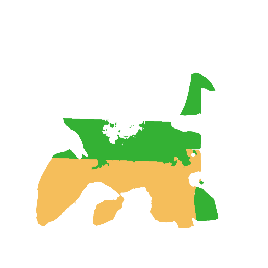 Biome Rust Map: Procedural Map, Size: 2000, Seed: 713804085