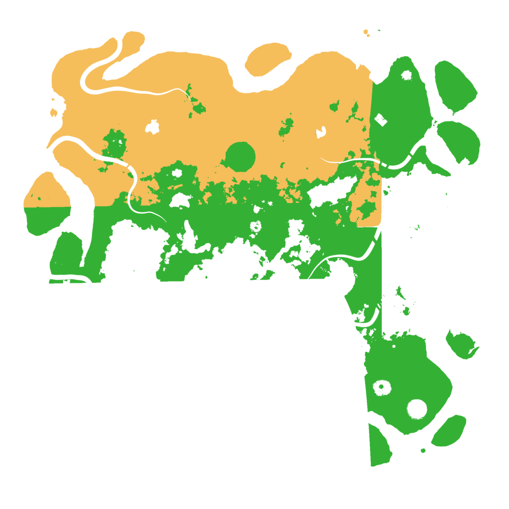 Biome Rust Map: Procedural Map, Size: 4500, Seed: 7847671