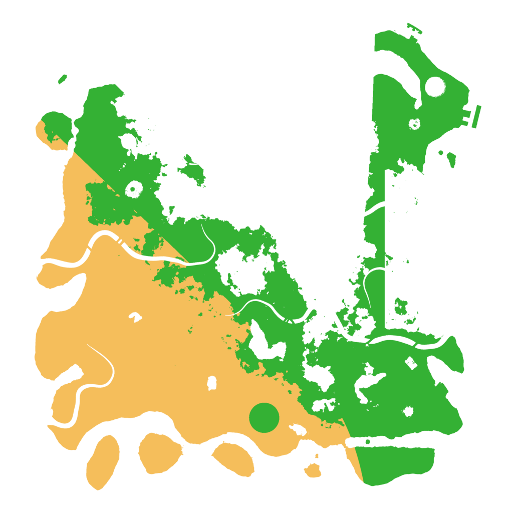 Biome Rust Map: Procedural Map, Size: 4500, Seed: 1948360018
