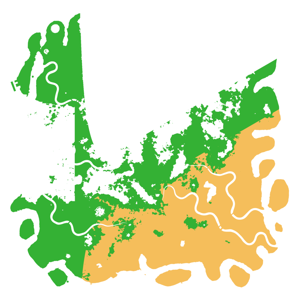Biome Rust Map: Procedural Map, Size: 6000, Seed: 811061002