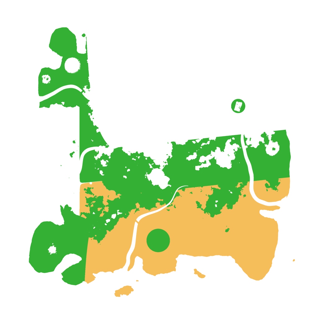 Biome Rust Map: Procedural Map, Size: 3600, Seed: 420873755