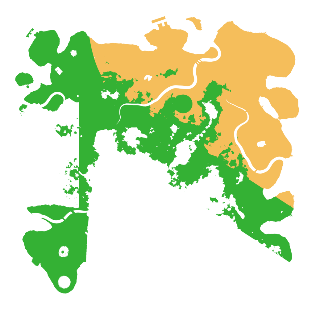 Biome Rust Map: Procedural Map, Size: 4500, Seed: 244918334