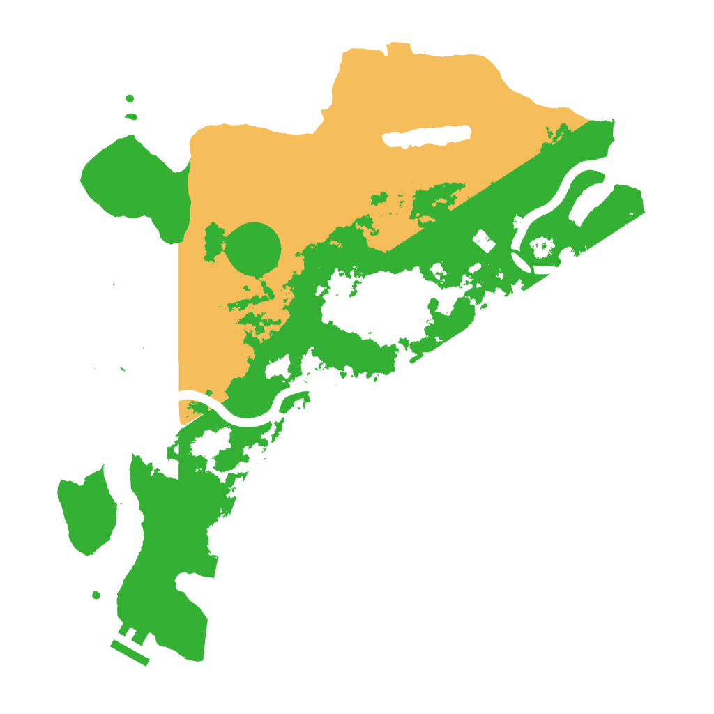 Biome Rust Map: Procedural Map, Size: 3500, Seed: 1810727021