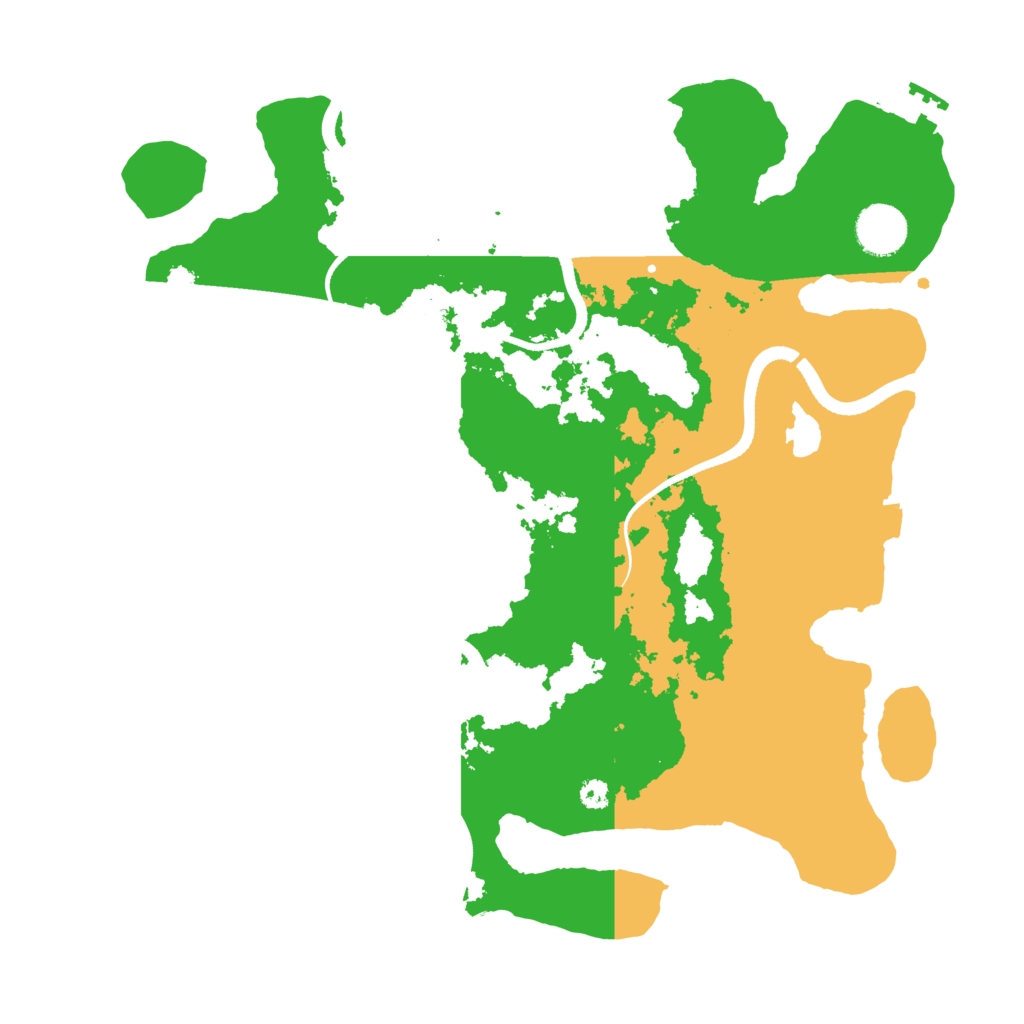 Biome Rust Map: Procedural Map, Size: 3500, Seed: 1164847877