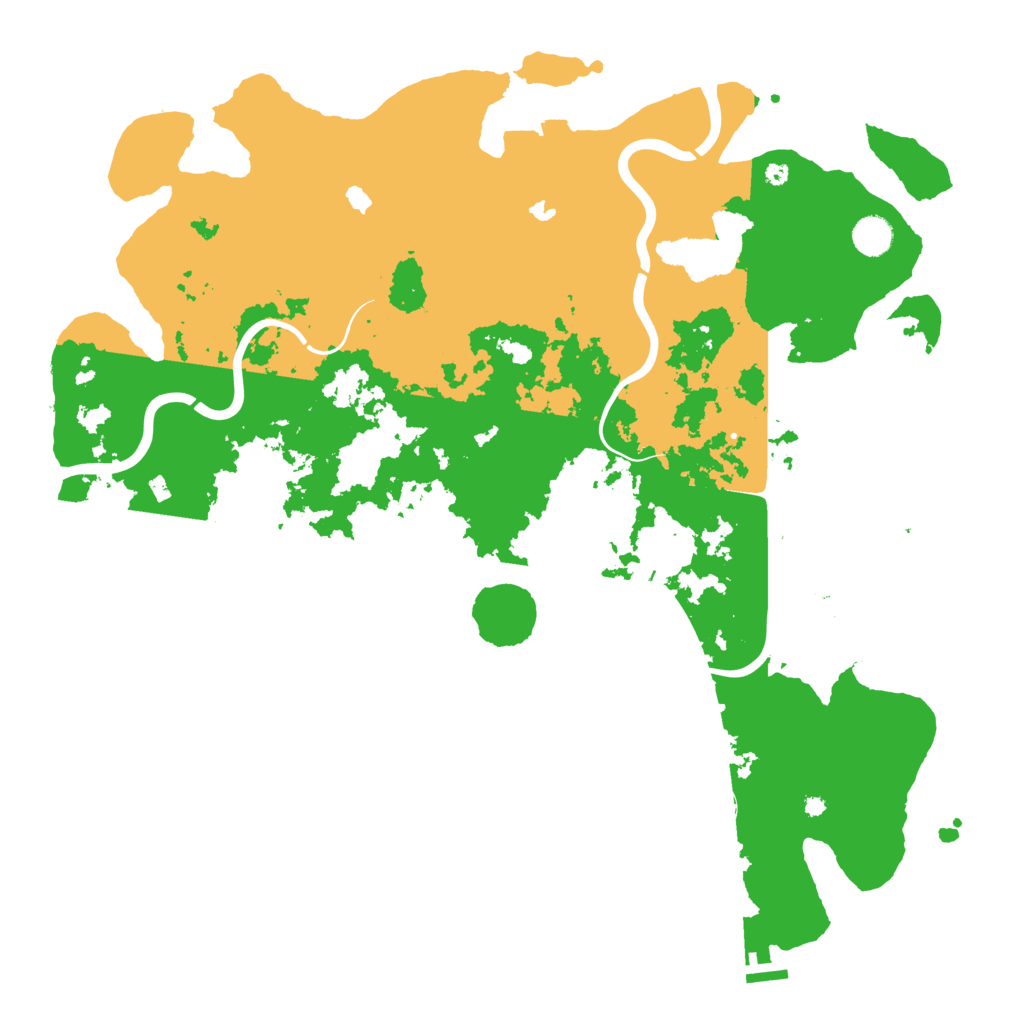 Biome Rust Map: Procedural Map, Size: 4500, Seed: 1411135568