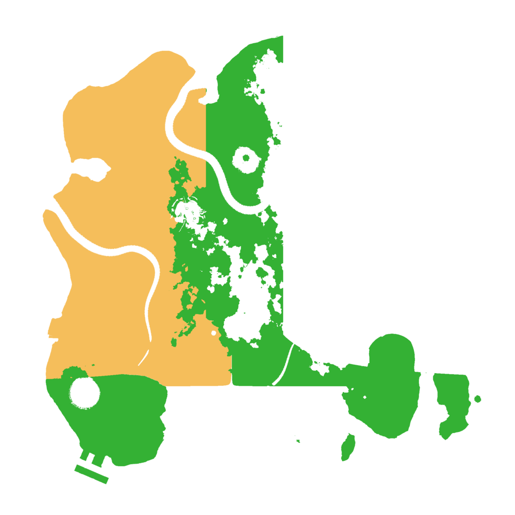 Biome Rust Map: Procedural Map, Size: 3000, Seed: 738813742